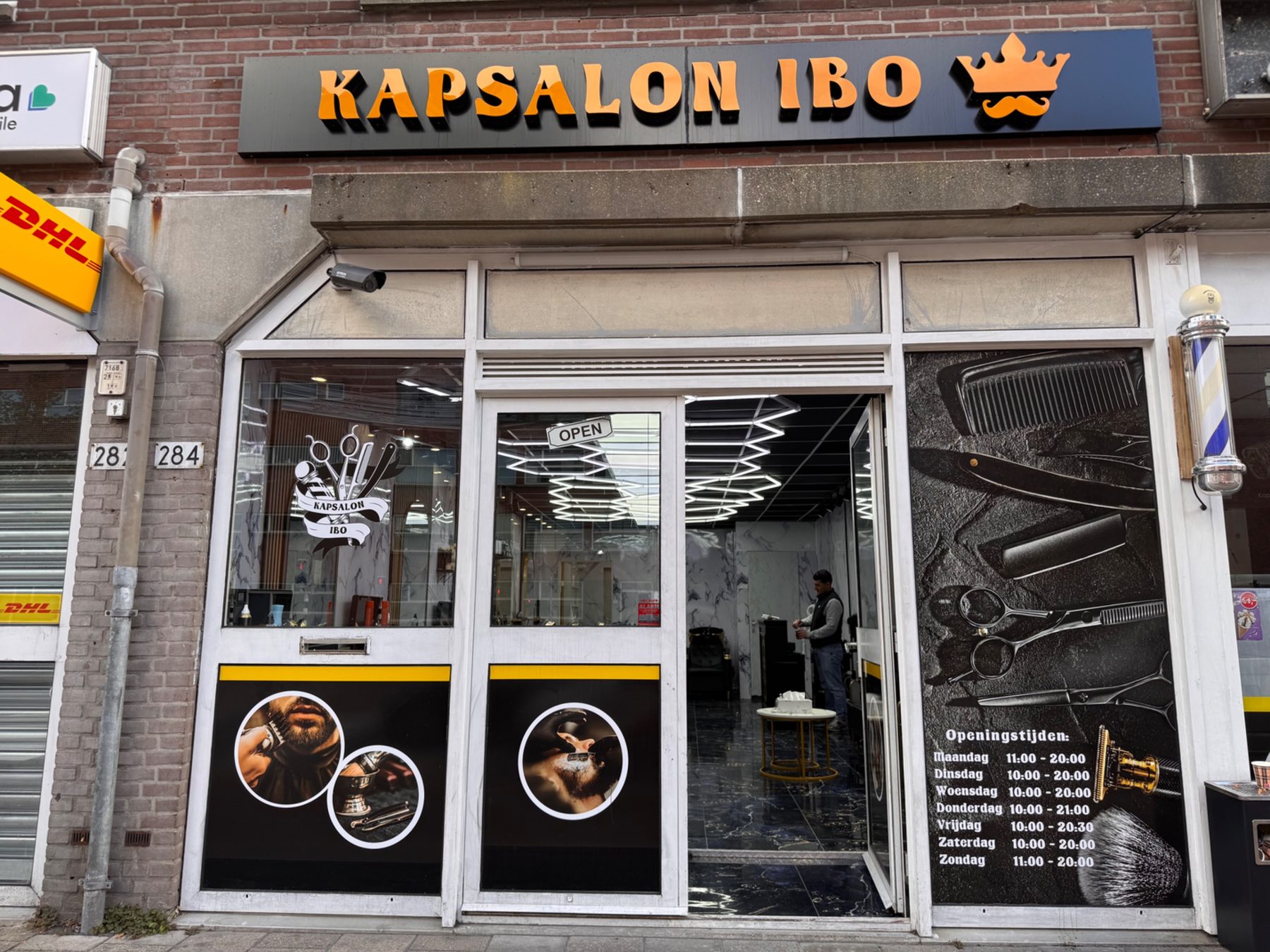 Gevel van Kapsalon IBO aan de Rijswijkseweg